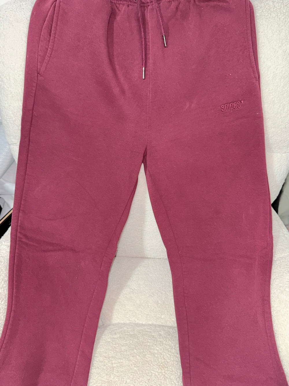 Women's Burgundy Jogger Pants